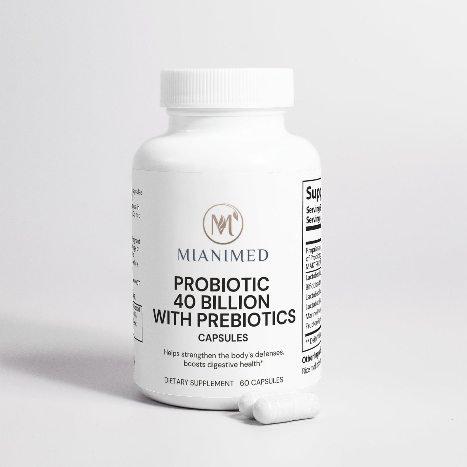 Probiotic 40 Billion with Prebiotics