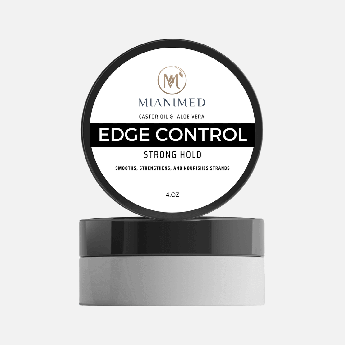 MIANIMED Premium Skincare Edge Control Strong Hold 4oz Container