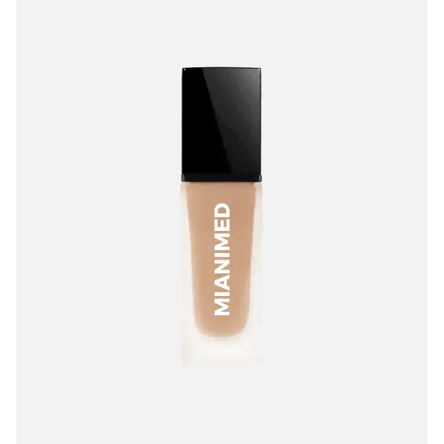 MIANIMED premium skincare bottle with black cap