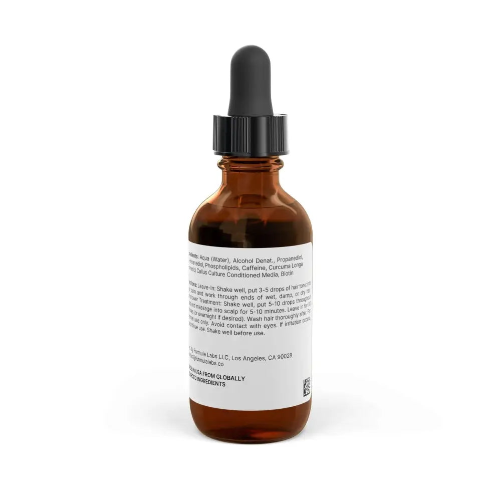 MIANIMED premium hair growth tonic for skincare in a brown dropper bottle