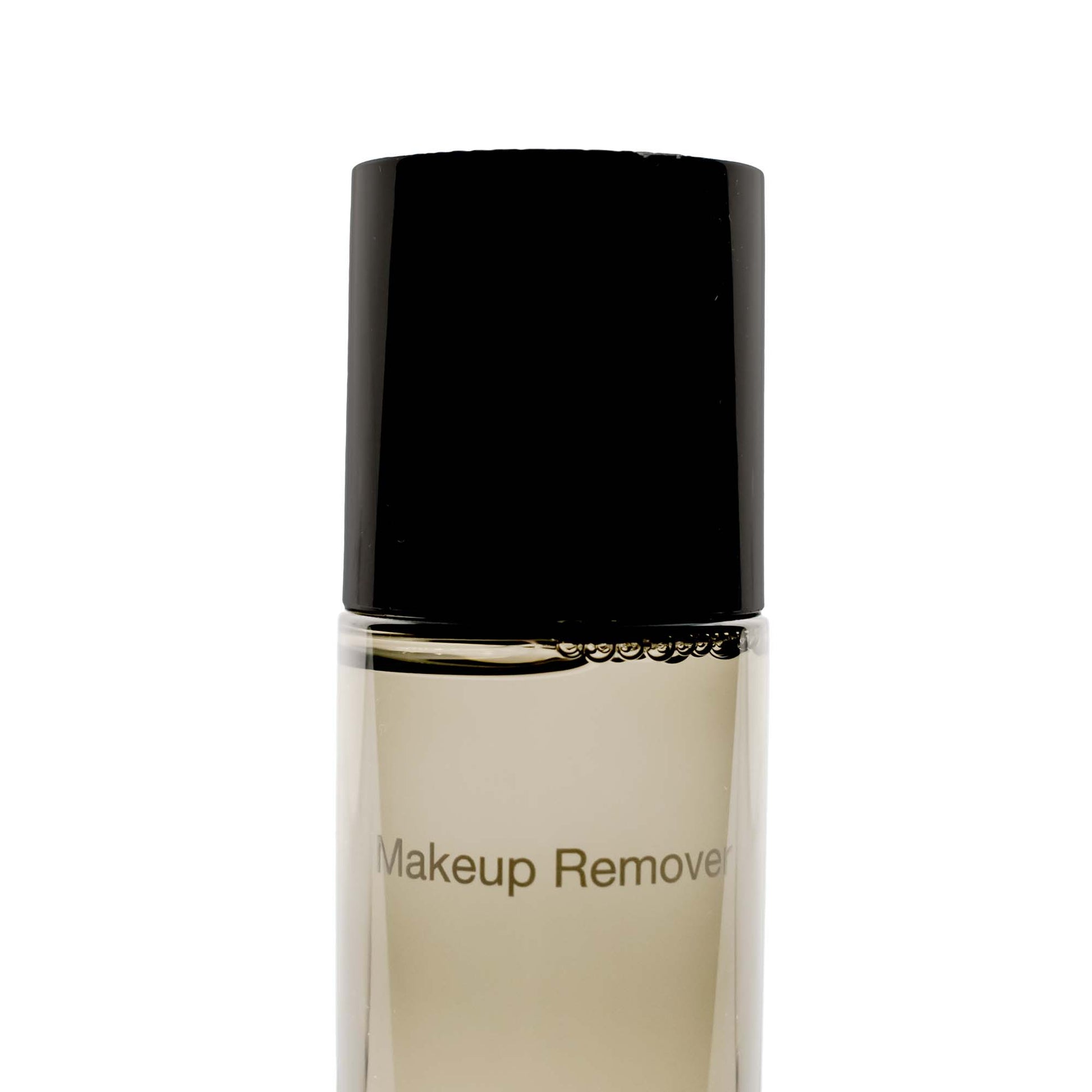 MIANIMED Premium skincare makeup remover bottle with black cap, premium makeup cleanser for gentle and effective skincare.