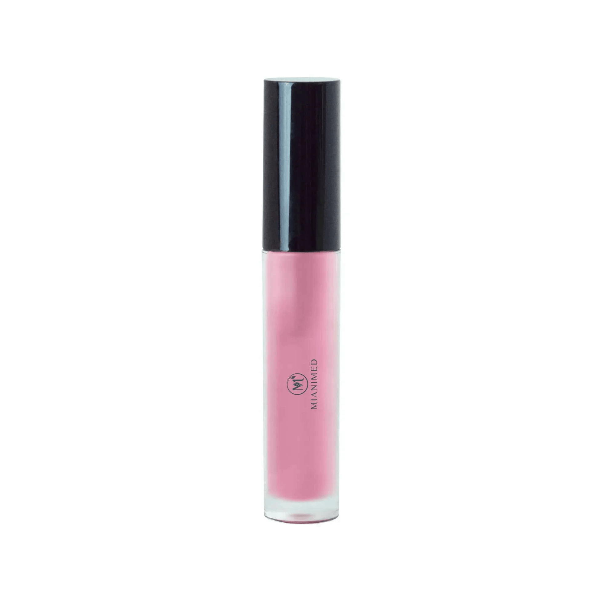 MIANIMED premium pink skincare product in elegant black and clear packaging.