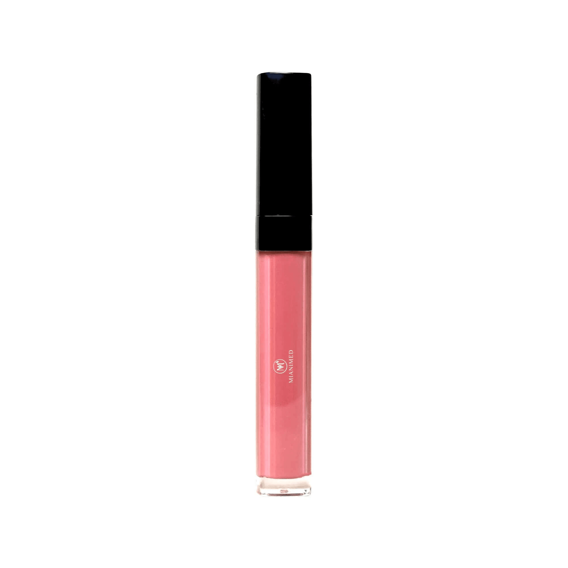 MIANIMED premium skincare lip gloss in elegant pink tube.