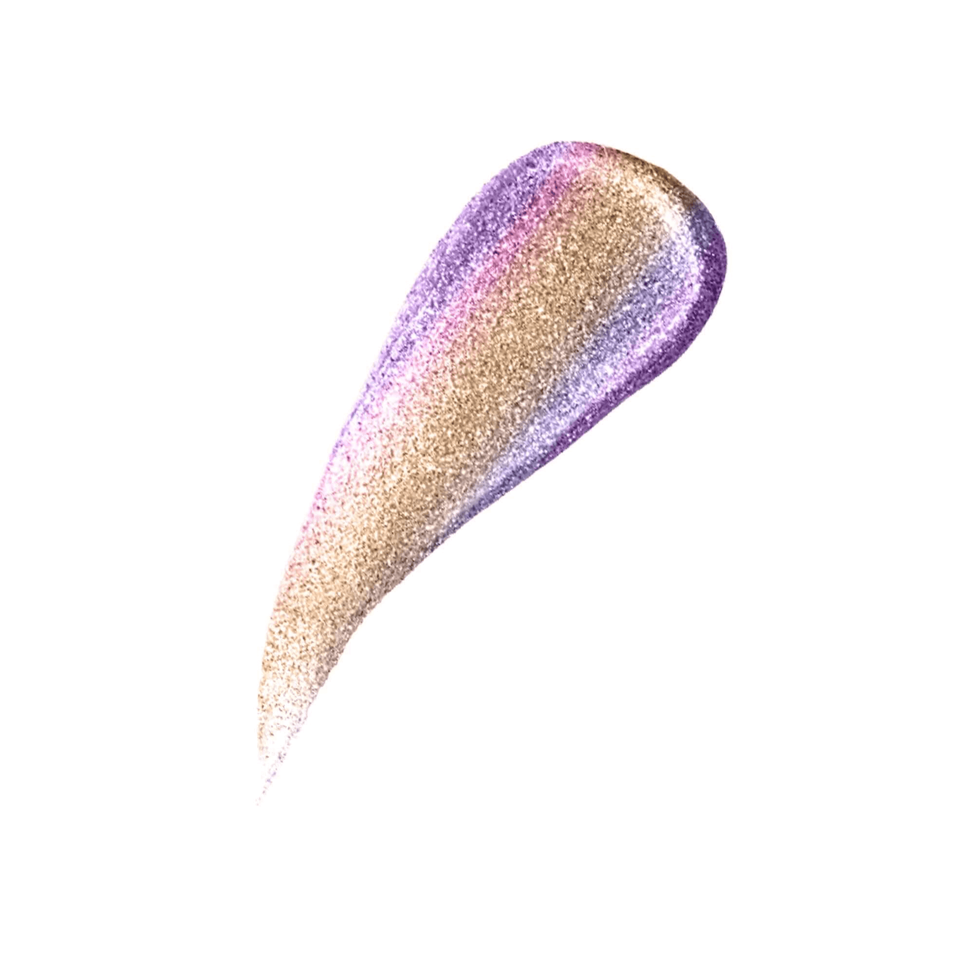 Vibrant MIANIMED premium skincare swatch with gold, pink, and purple hues.