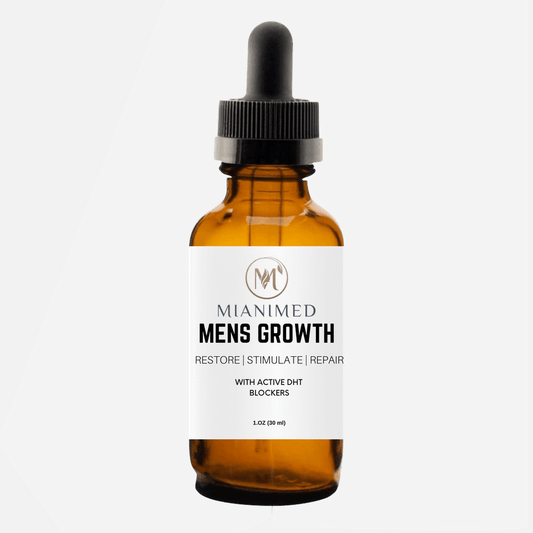 MIANIMED Premium Mens Growth Serum for Skincare - Restore, Stimulate, Repair with Active DHT Blockers