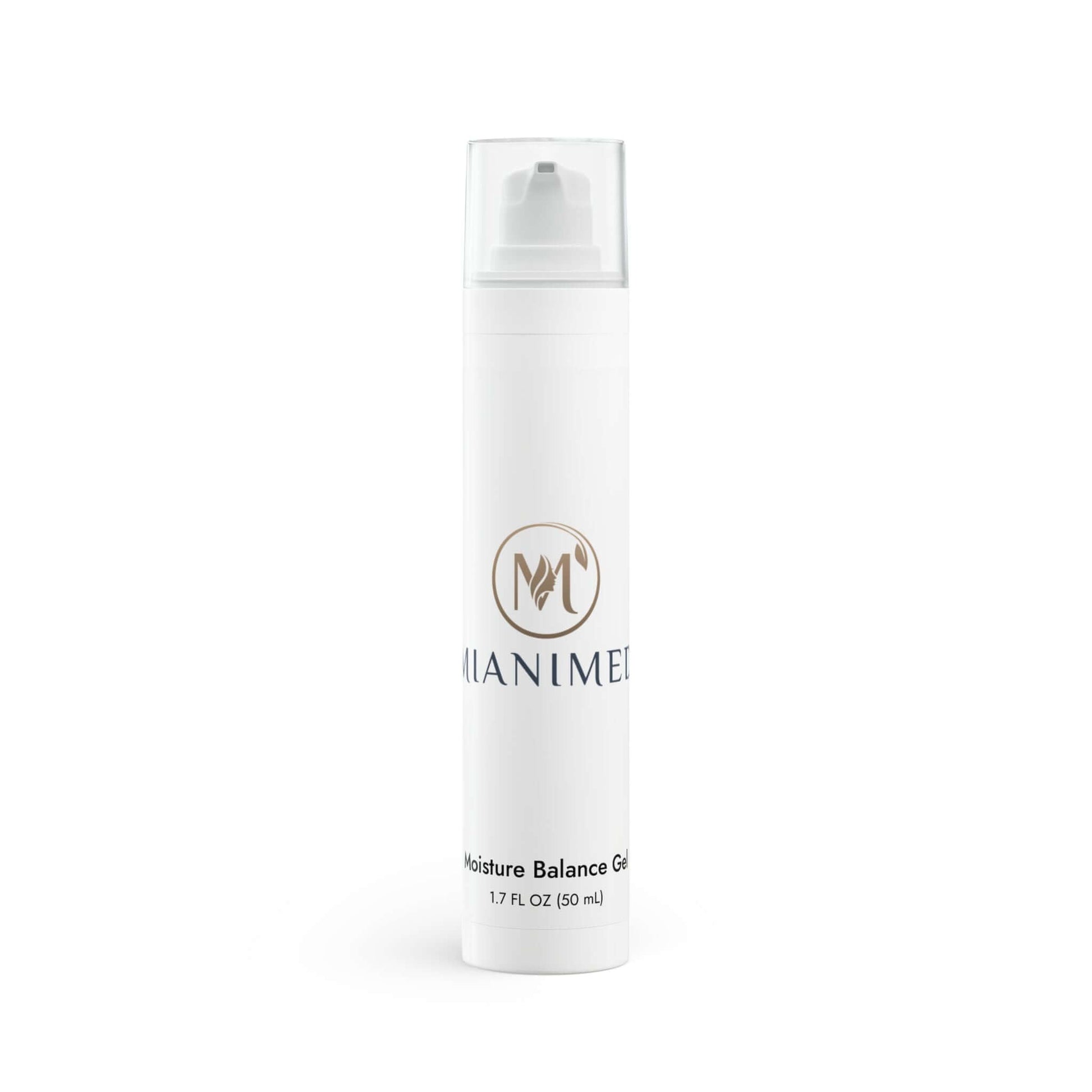 MIANIMED Premium Skincare Moisture Balance Gel 1.7 fl oz Bottle.