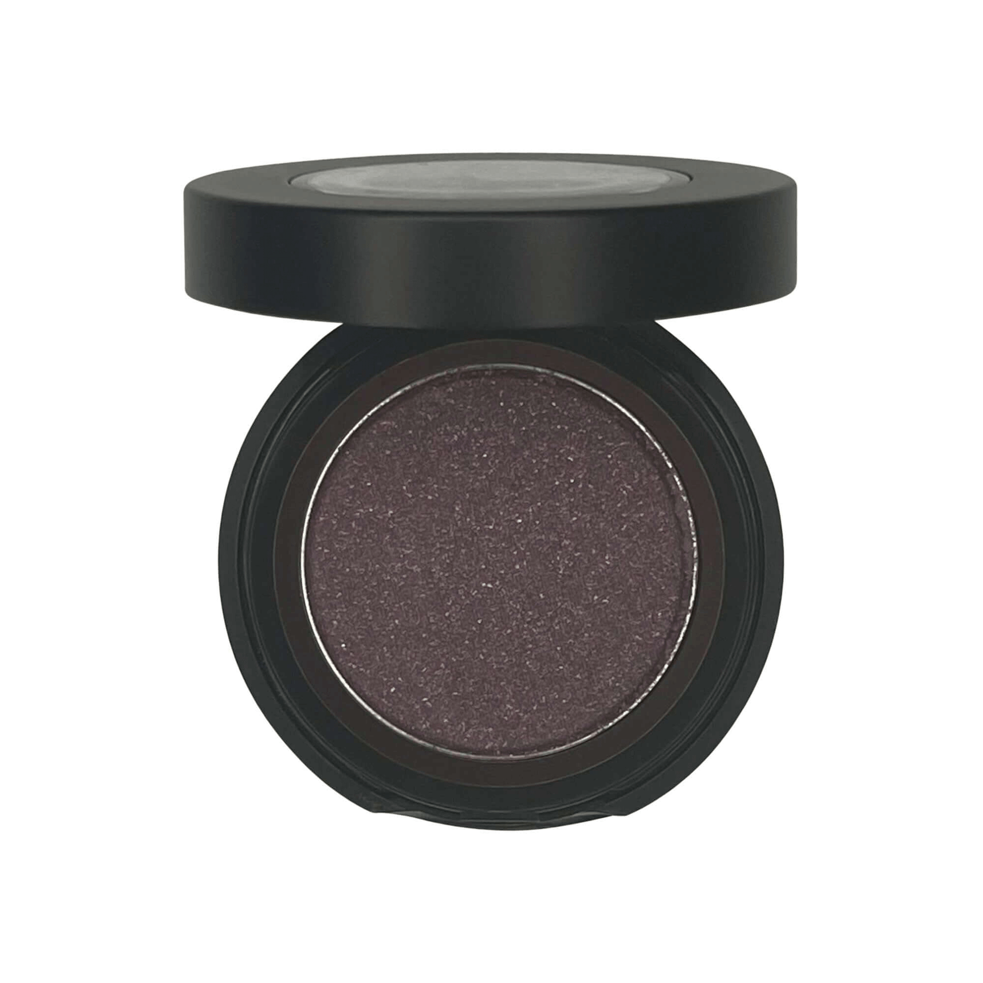 MIANIMED premium skincare product - open dark purple eyeshadow in black container