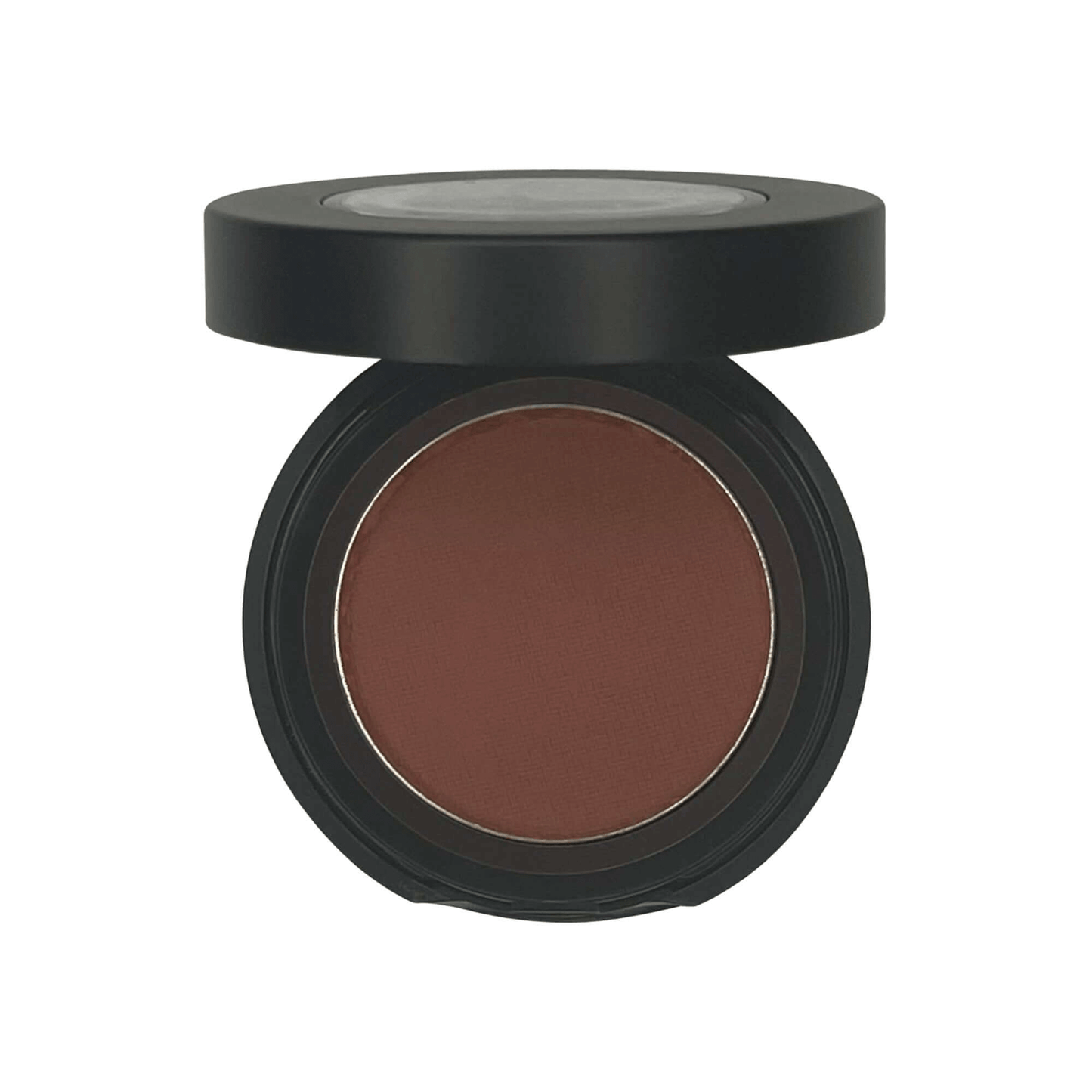 MIANIMED Premium Skincare Blush Compact with Rich Brown Shade in Open Black Container