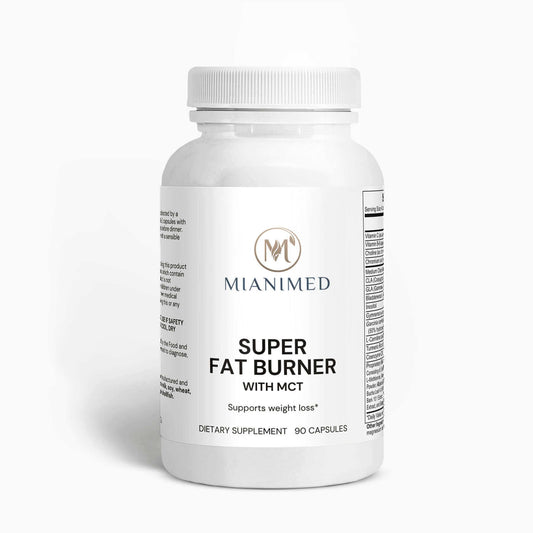 MIANIMED Premium Skincare Super Fat Burner with MCT, 90 Capsules for Weight Loss Support