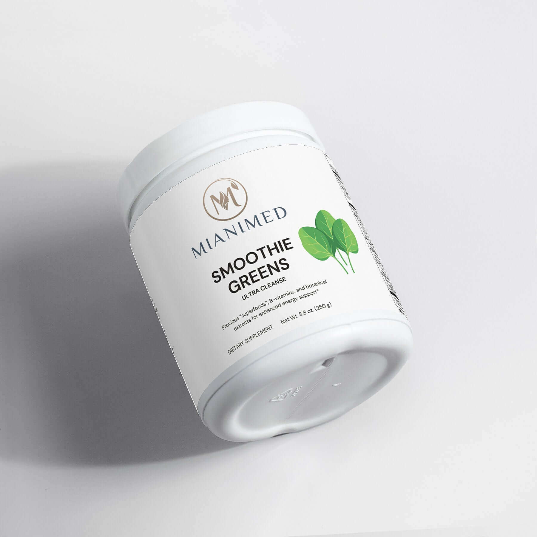 MIANIMED Premium Skincare Smoothie Greens Ultra Cleanse Supplement.