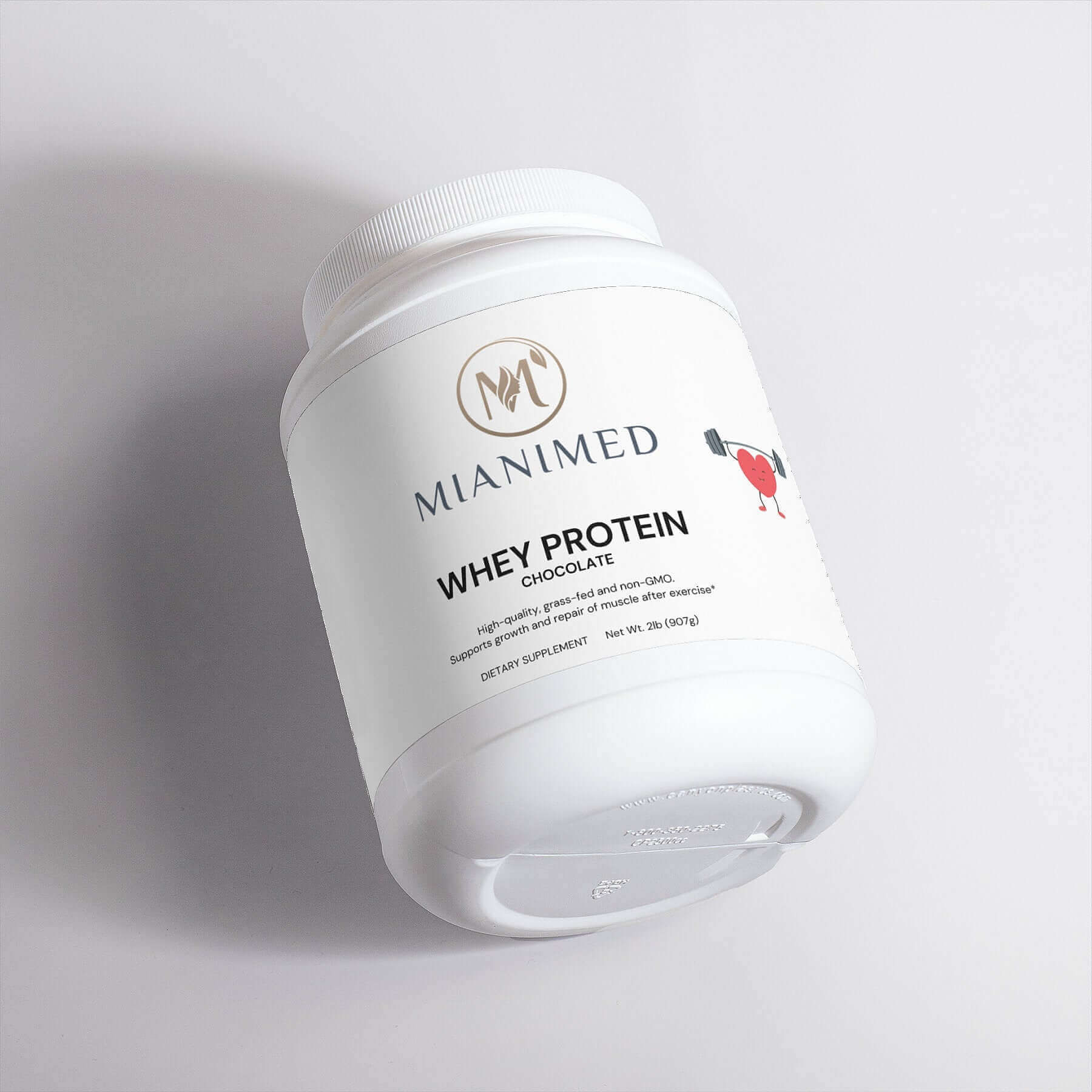 MIANIMED Premium Whey Protein Chocolate Supplement - High-Quality Protein for Fitness and Wellbeing