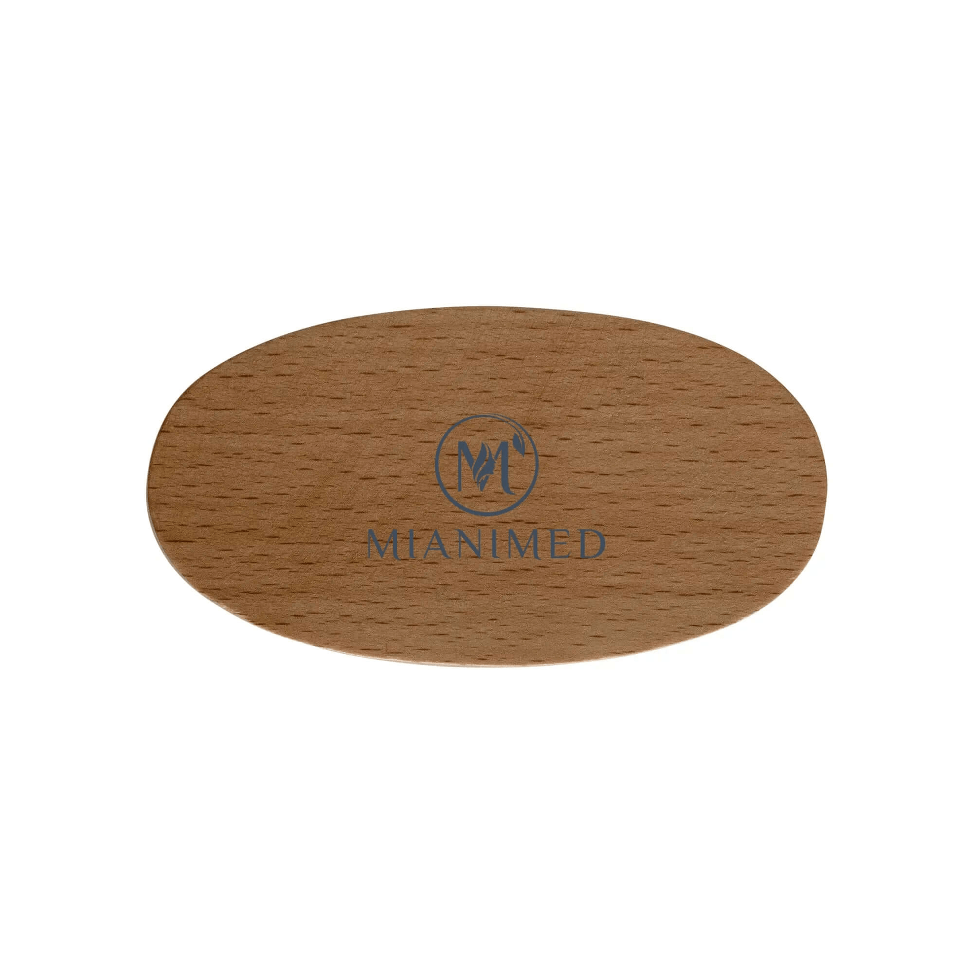 MIANIMED premium skincare wooden product with logo, showcasing elegance and quality.