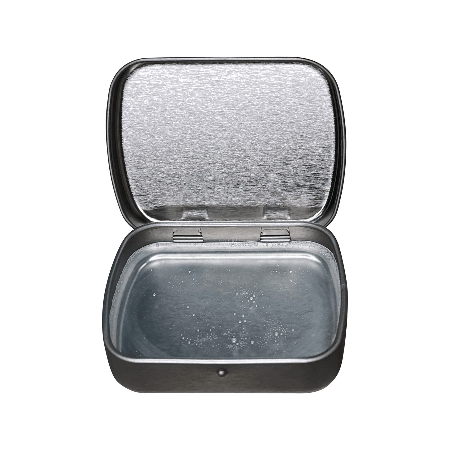 MIANIMED Premium skincare metal case opened showing inner storage compartment.