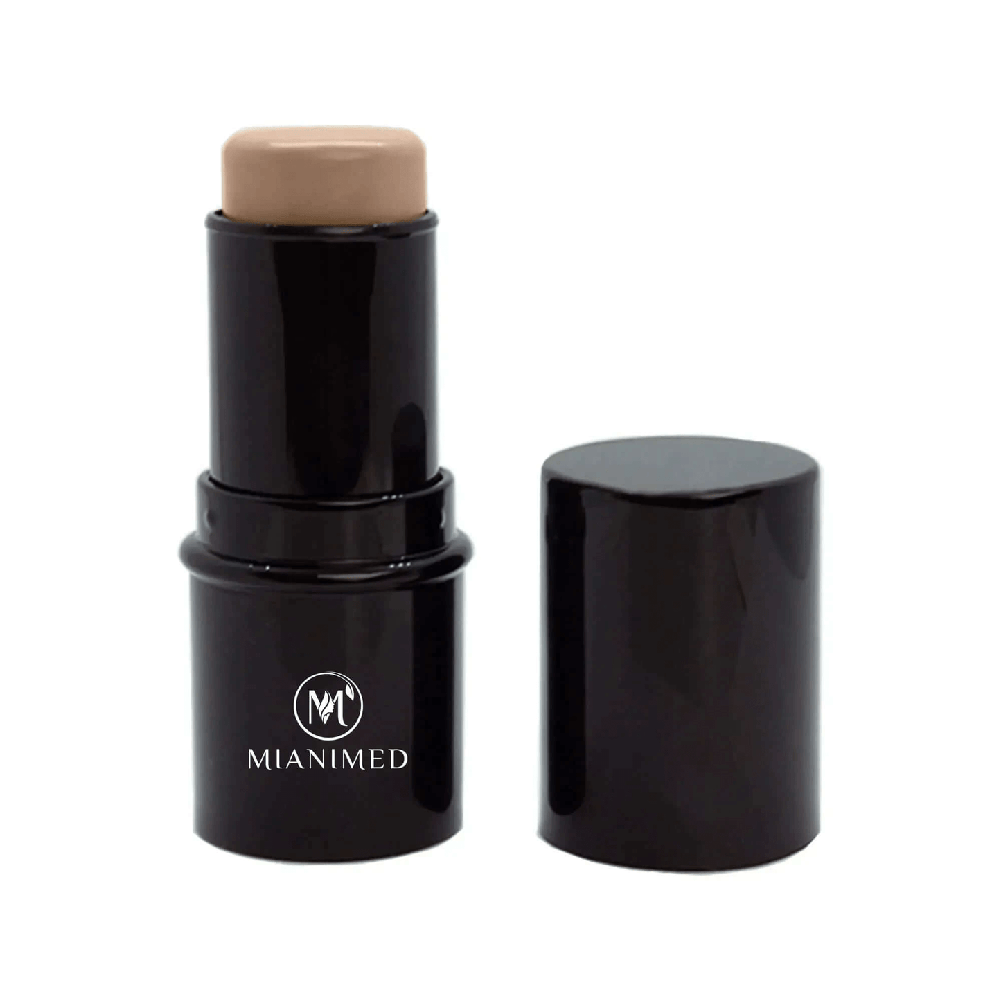 MIANIMED premium skincare stick with black packaging, cap off