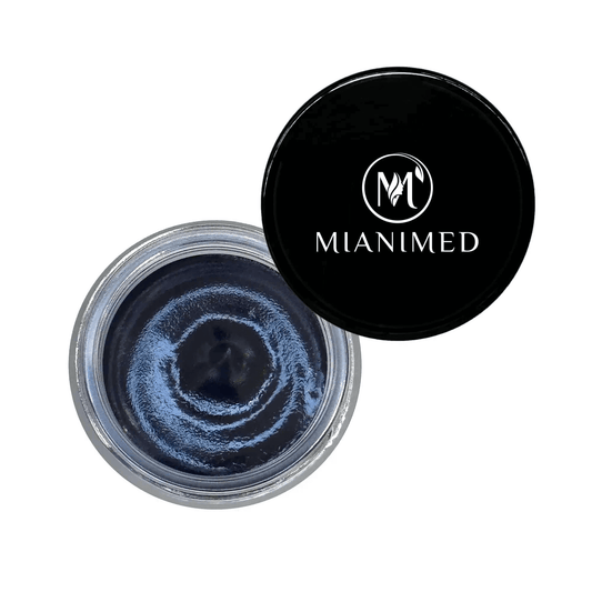 MIANIMED premium skincare product in jar with black lid, showcasing high-quality skincare formula for radiant and healthy skin