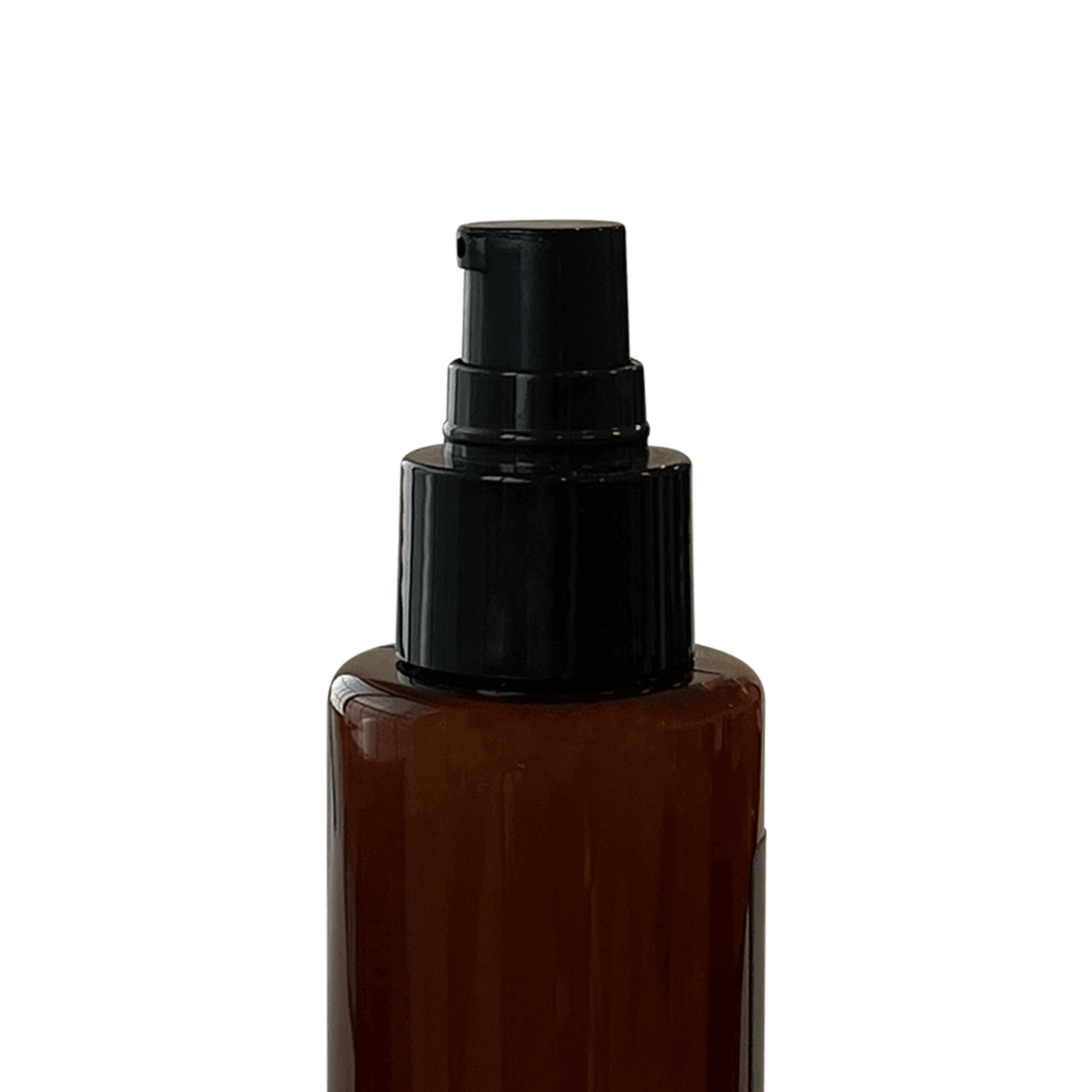 MIANIMED premium skincare bottle with black pump dispenser