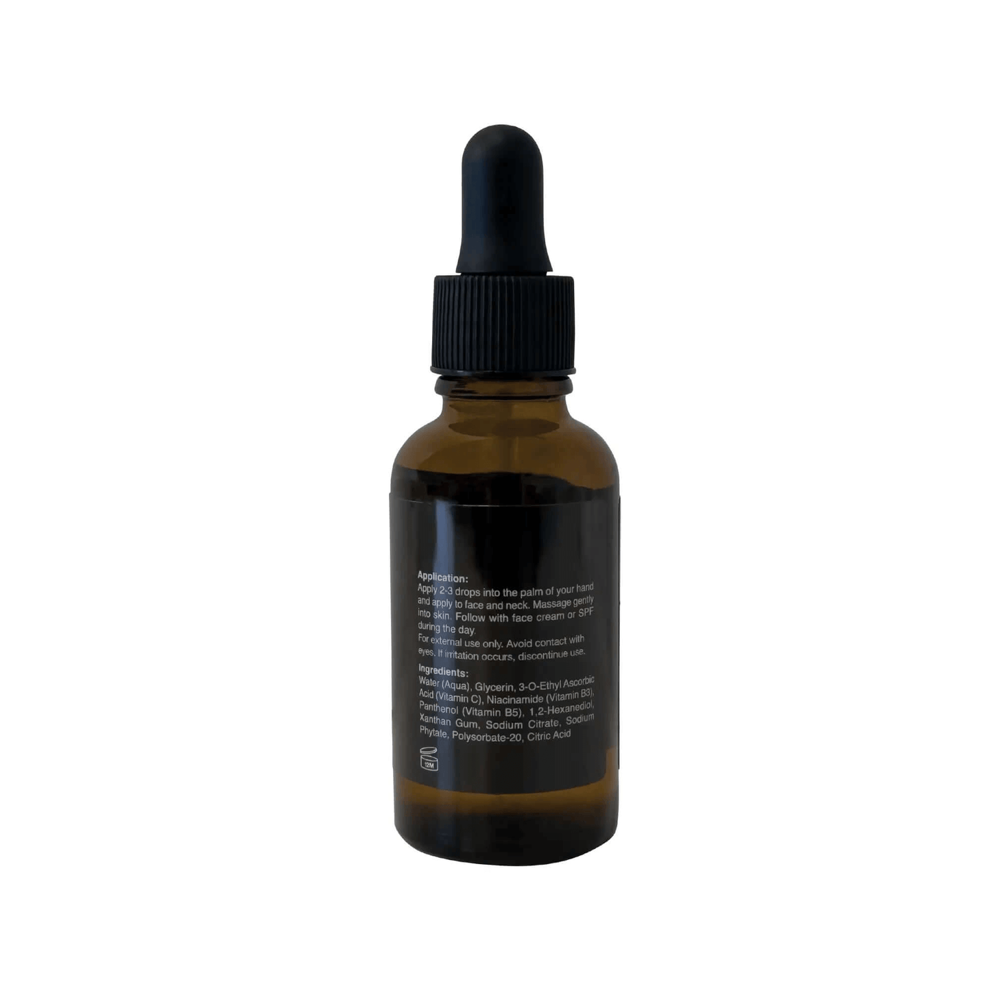 MIANIMED Premium Skincare Serum Bottle with Dropper in Amber Glass